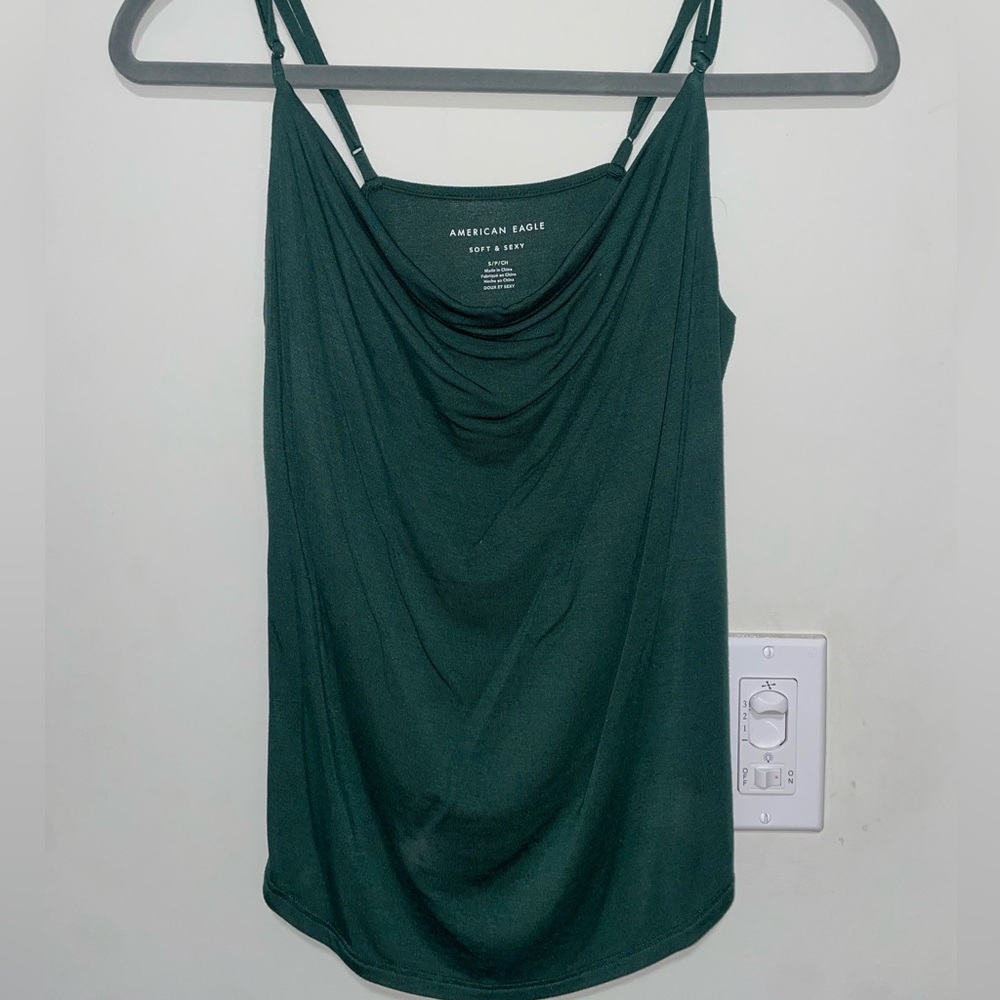 American Eagle cowel neck tank top